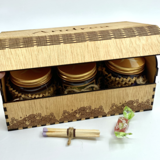Caja regalo personalizada de madera con grabado láser