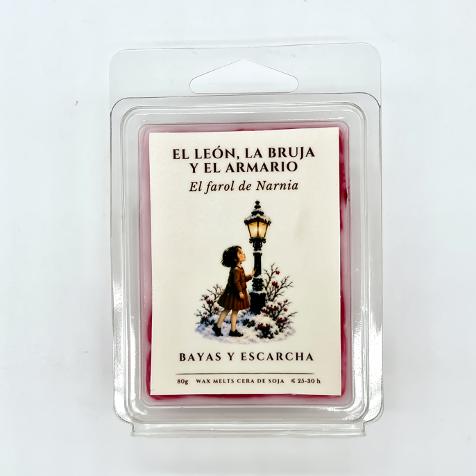 Wax Melts de Las crónicas de Narnia, con aroma a bayas heladas