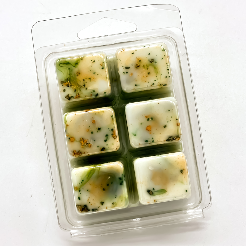 Detalle del acabado de los Wax Melts de El Mago de oz con aroma a bosque húmedo