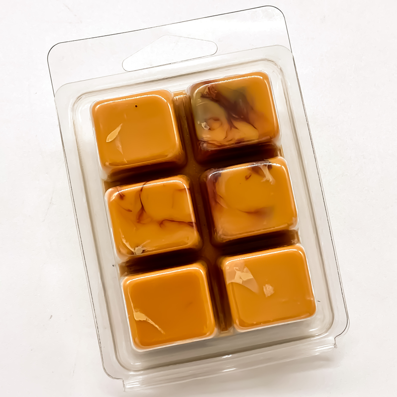 Detalle del acabado de los Wax Melts de Mary Poopins con aroma a caramelo salado