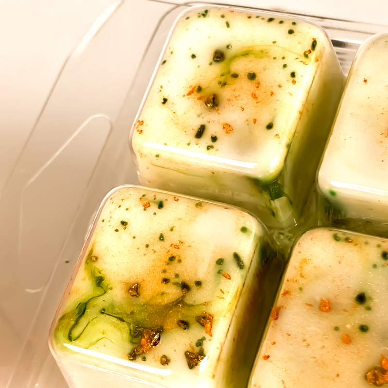 Detalle del acabado de los Wax Melts de El Mago de oz con aroma a bosque húmedo