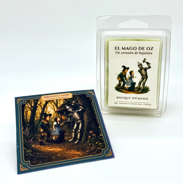 Wax Melts de El Mago de Oz con aroma a bosque húmedo